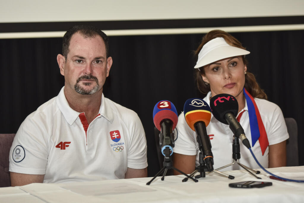 Martina s manželom Rorym tesne pred odletom na olympiádu do Ria.