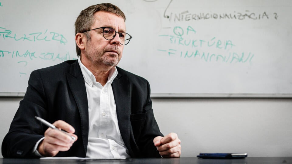 Na snímke slovenský ekonóm a bývalý politik Ivan Mikloš.