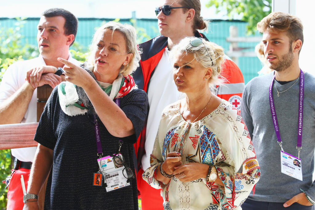 2015 - Corinna Schumacherna pretekoch dcéry Giny.