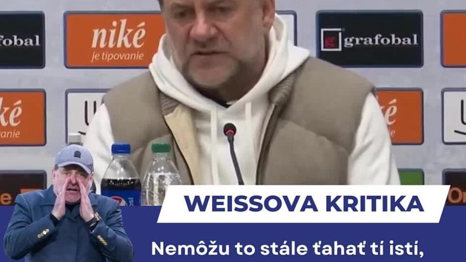 Weiss po zápase so Skalicou: Nemôžu to stále ťahať ti istí. Poslal odkaz hráčom na striedačke