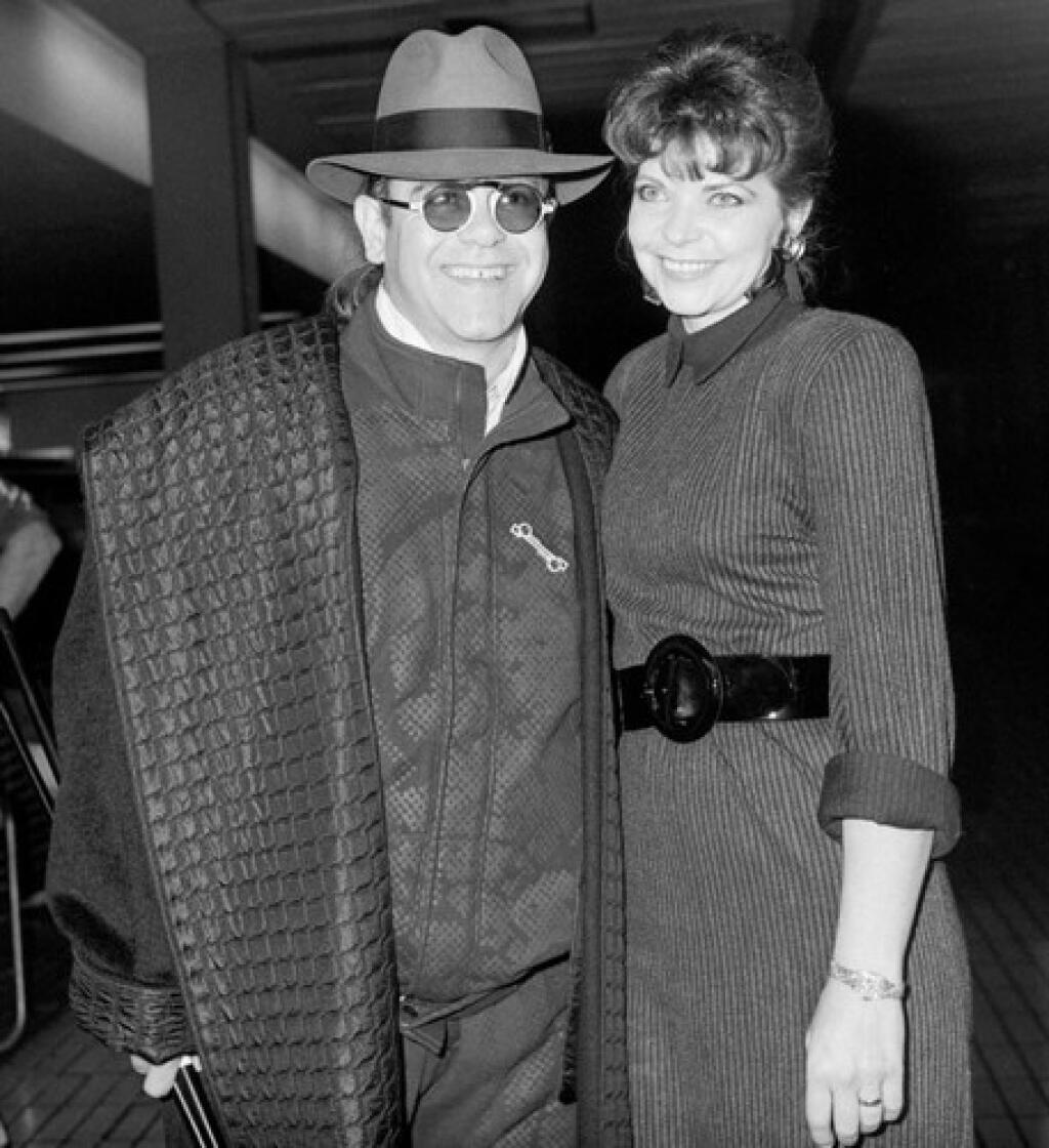 Elton John a Renate Blauelová
