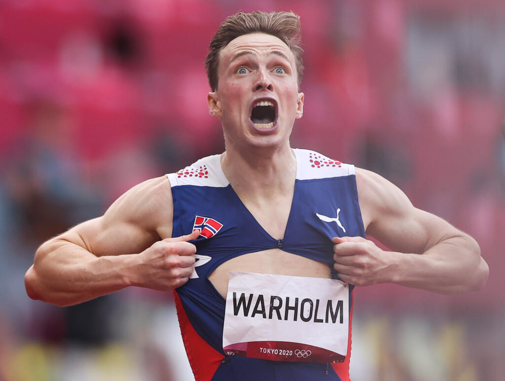 Karsten Warholm v behu na 400m cez prekážky prekonal svetový rekord a získal zlato na olympiáde v Tokiu.