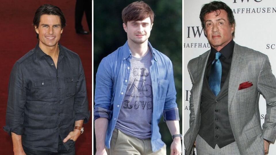 Tom Cruise, Daniel Radcliffe, Sylvester Stallone