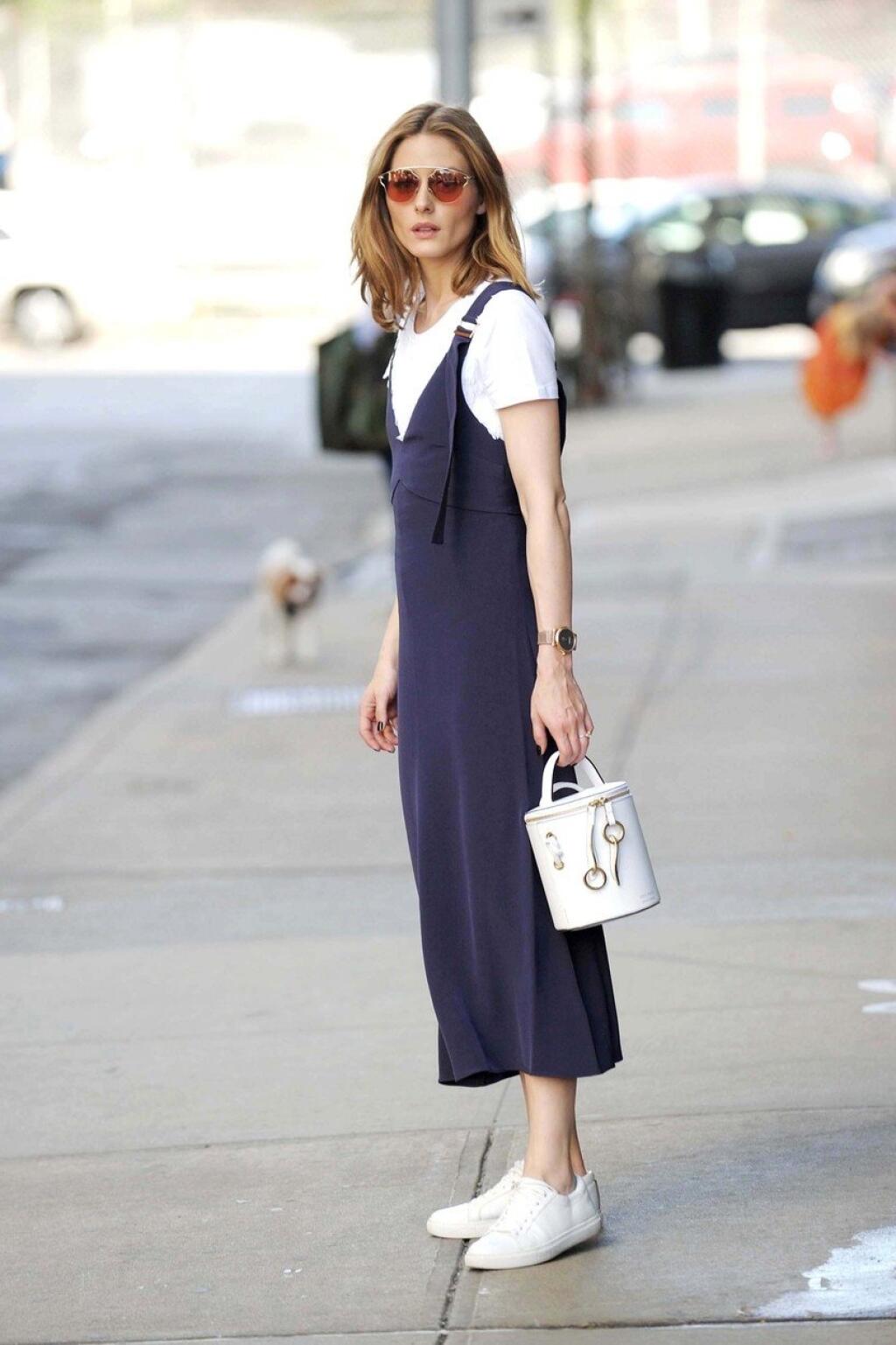 Exclusive - Brooklyn, NY - 08/06/2017 - Olivia Palermo out and about in Brooklyn. -PICTURED: Olivia Palermo -, Image: 344486431, License: Rights-managed, Restrictions: Exclusive, Model Release: no, Credit line: Profimedia, INSTAR Images