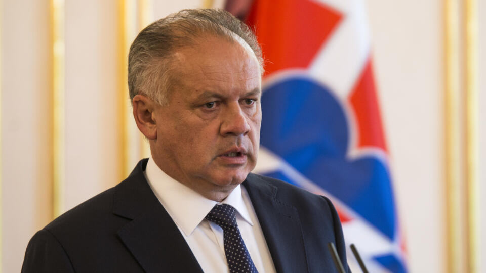 Prezident SR Andrej Kiska počas tlačovej konferencie v Bratislave 31. júla 2018.