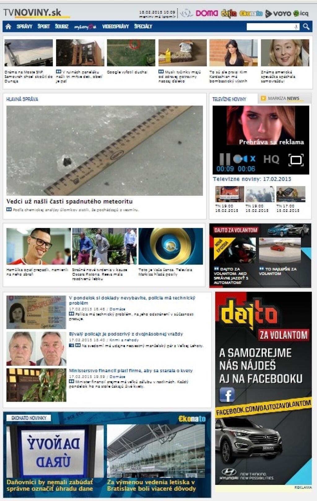 Markíza predstavila svoj spravodajský portál TVNoviny.sk v novom dizajne. Pozrite si ho