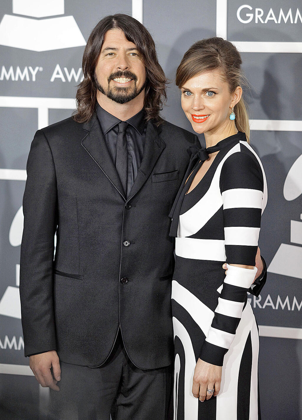 Dave Grohl s manželkou