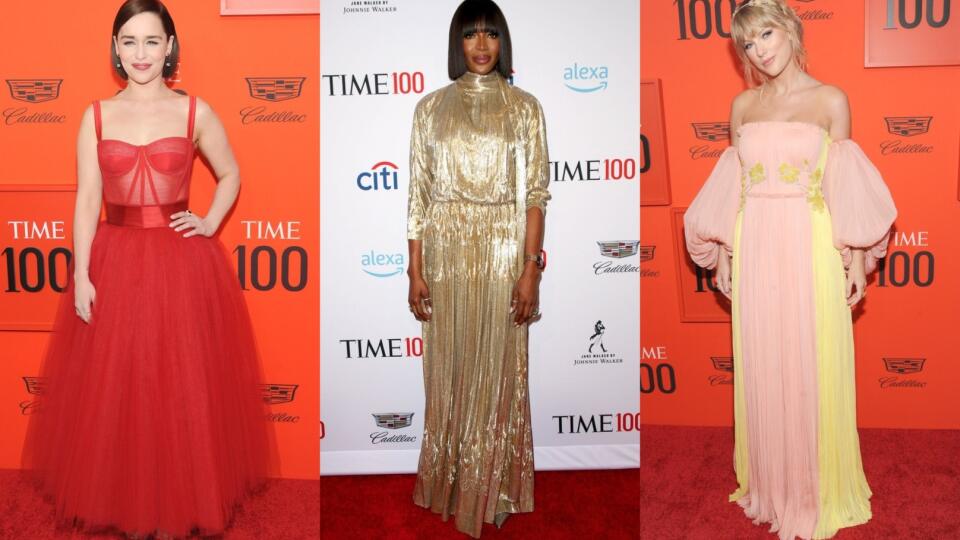 Emilia Clarke (32), Naomi Campbell (48), Taylor Swift (29) - každá bola krásna po svojom.