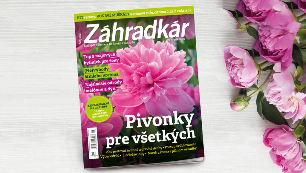 Májové číslo časopisu Záhradkár je práve v predaji.