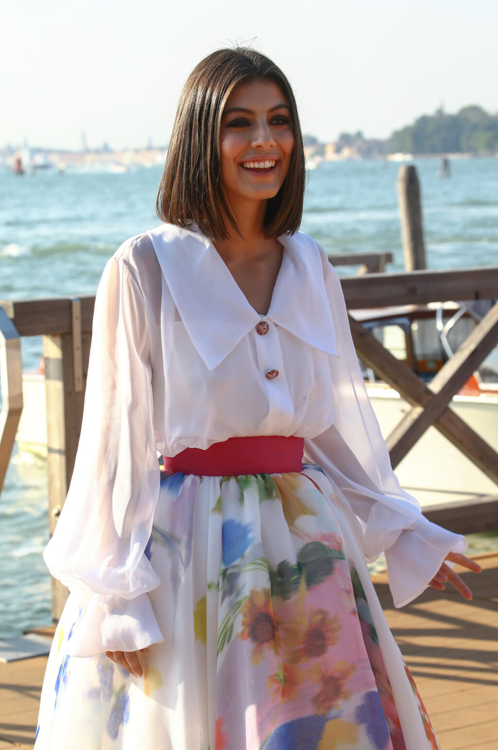 Venice,,Italy,-,September,05:,Alessandra,Mastronardi,Arrive,At,The