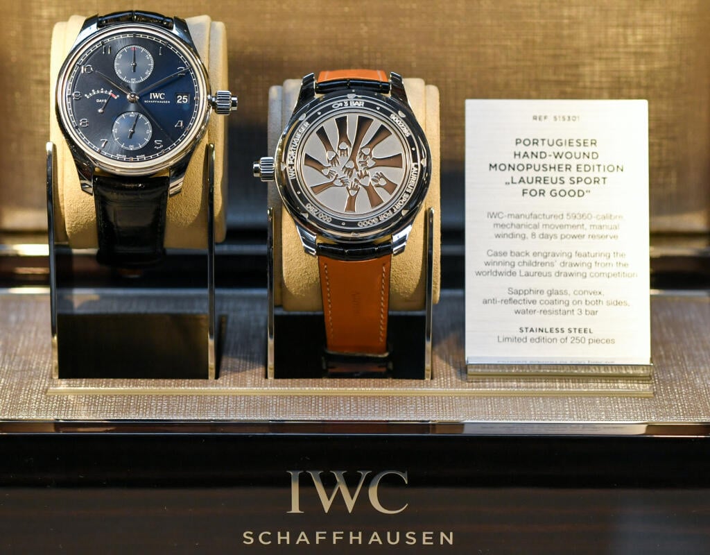 Pánske športové hodinky od značky International watch company (IWC).