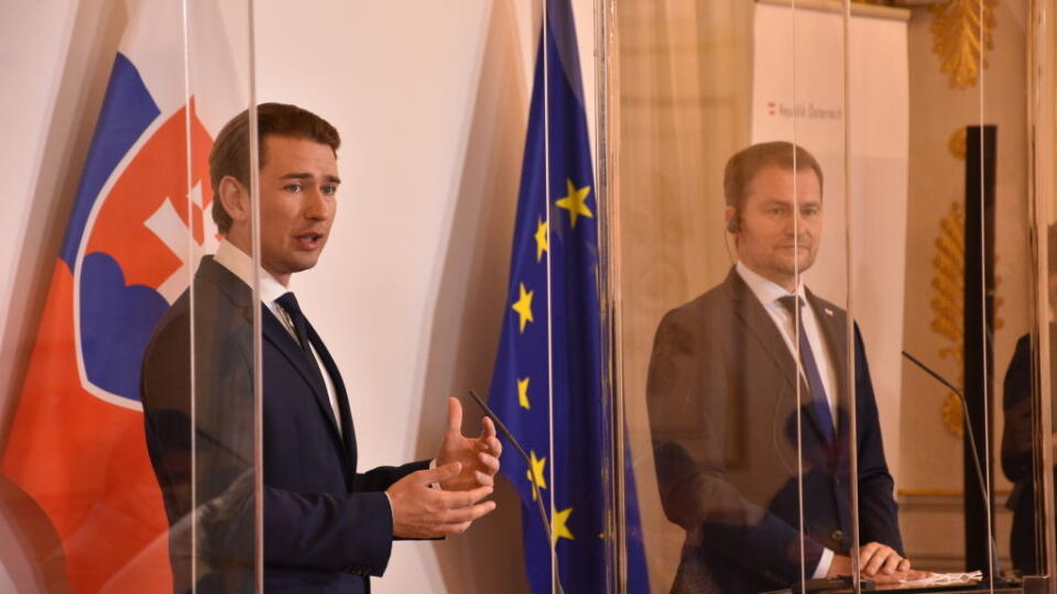 Sebastian Kurz a Igor Matovič