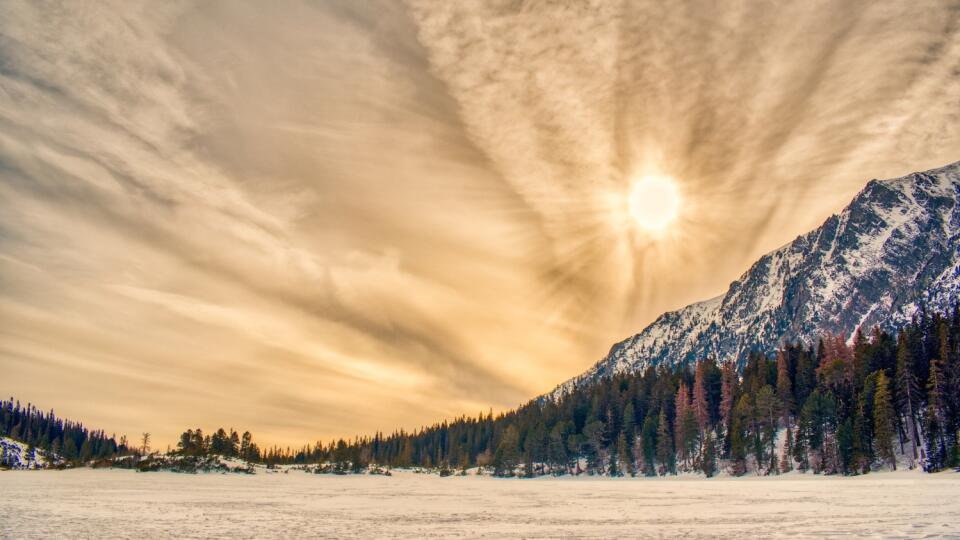 Tatry sú v zime nádherné.