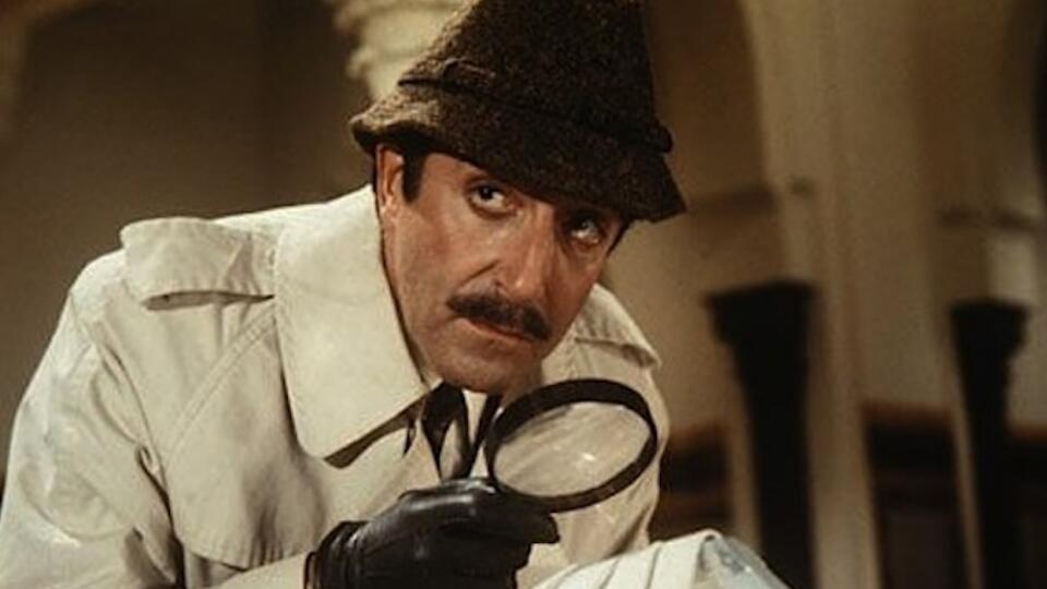 Filmový inšpektor Clouseau (Peter Sellers)