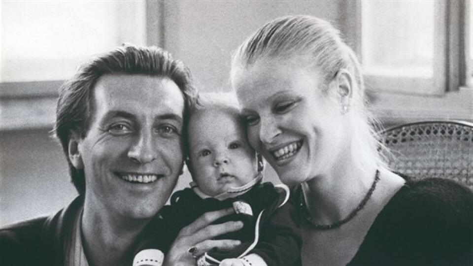 Bolek Polívka, Chantal Poullain a ich syn Vladimír