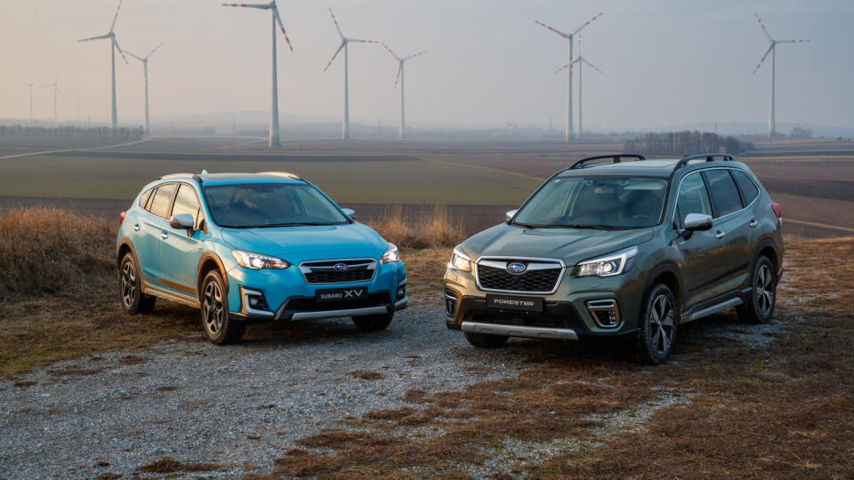 Subaru XV e-Boxer a Forester e-Boxer.