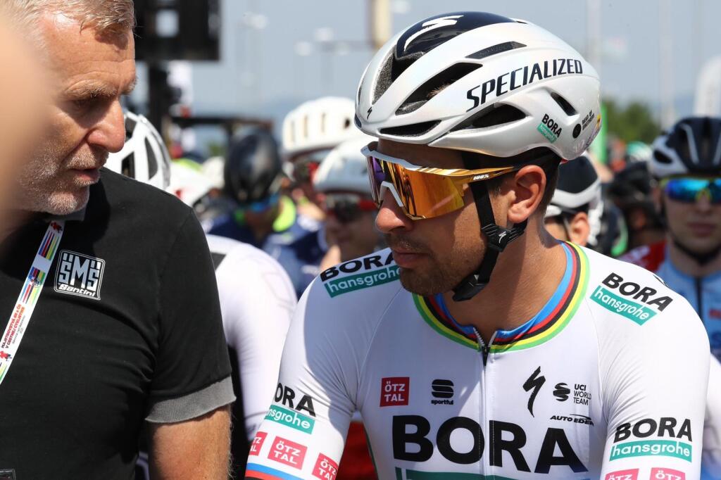 Takto to vyzeralo na majstrovstvách Česka a Slovenska v cyklistike. Na snímke Peter Sagan.
