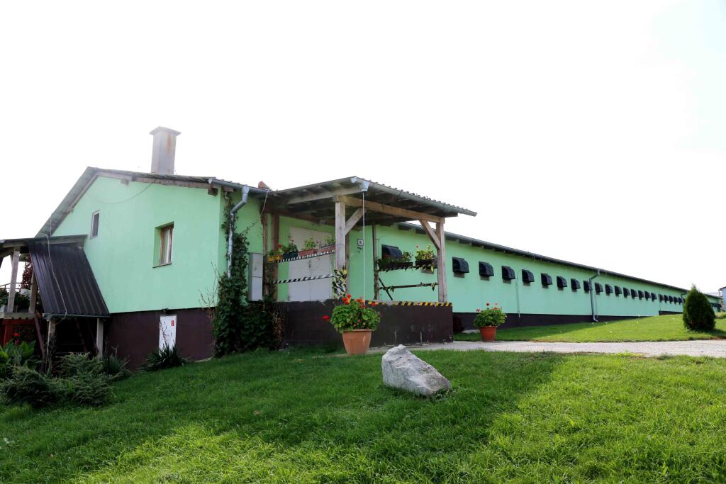 jedna z hál na farmách Babičkin dvor