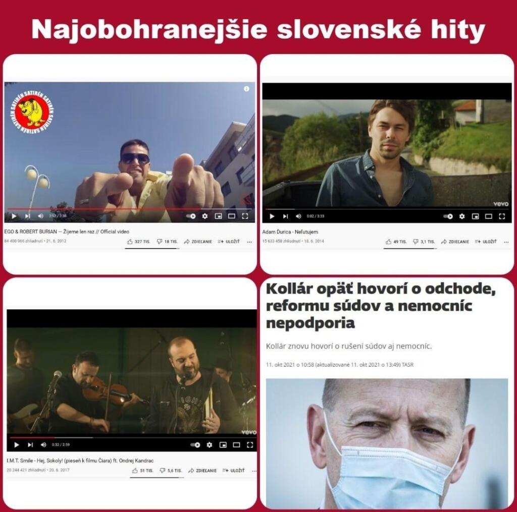 Najobohranejšie slovenské hity