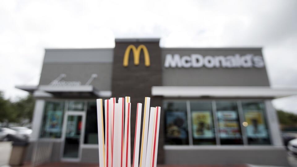 USA McDonald’s Plastové Slamky