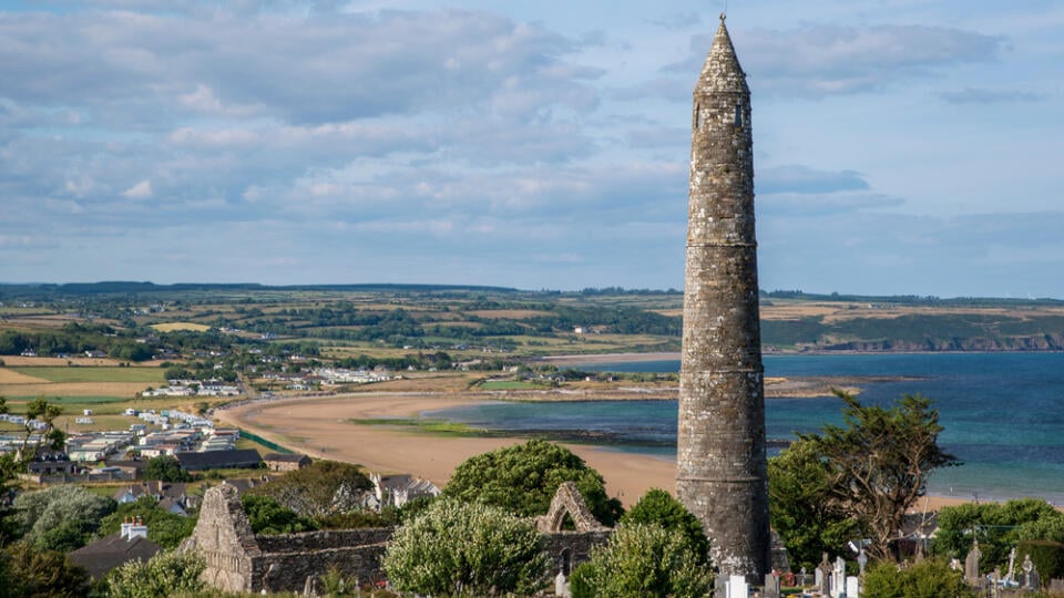 View,Round,Tower,In,Ardmore,,County,Waterford,,Ireland