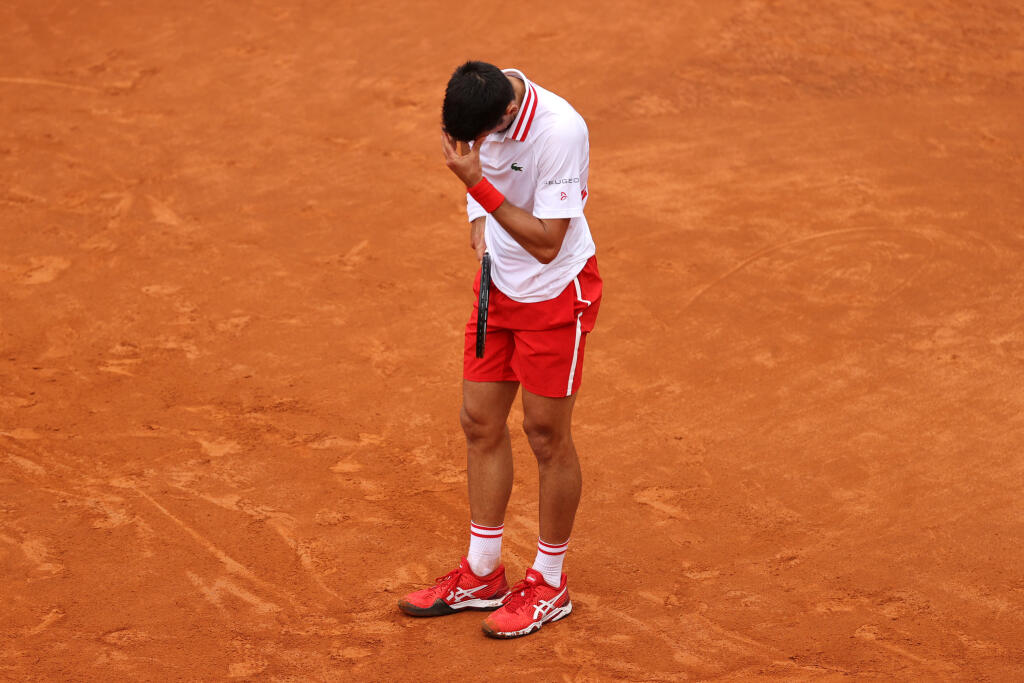Novak Djokovič na turnaji v Ríme.