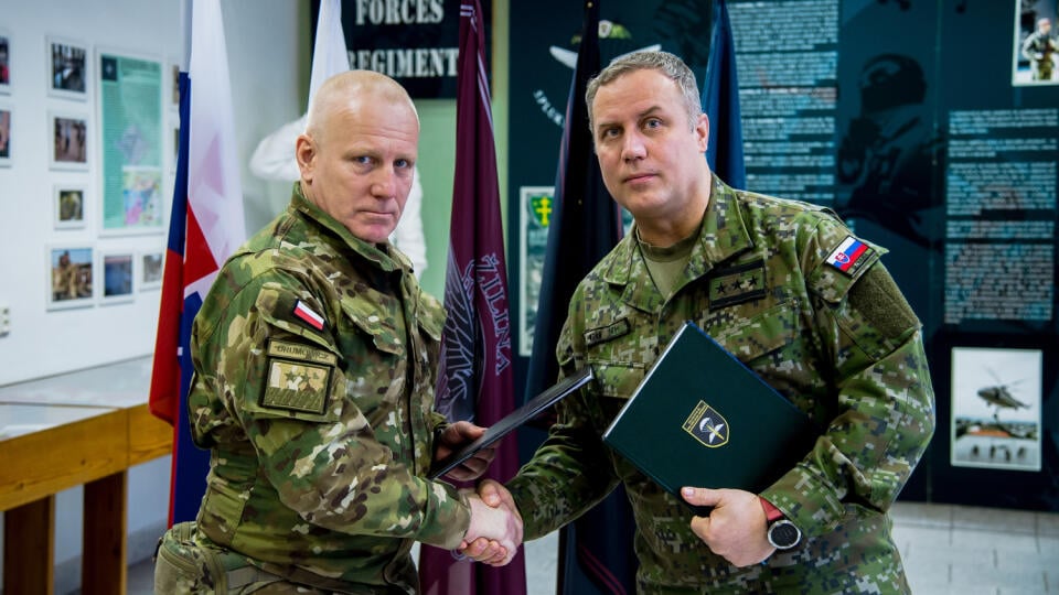 Slovenské a poľské špeciálne sily podpísali memorandum o porozumení