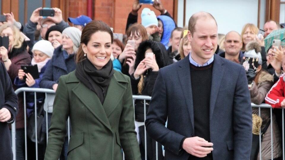 William a Kate na návšteve Blackpoolu