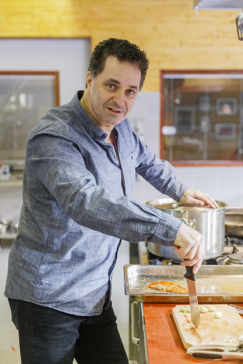 Na snímke český herec Martin Dejdar počas natáčania druhej série komediálneho seriálu TV Markíza s názvom Kuchyňa.