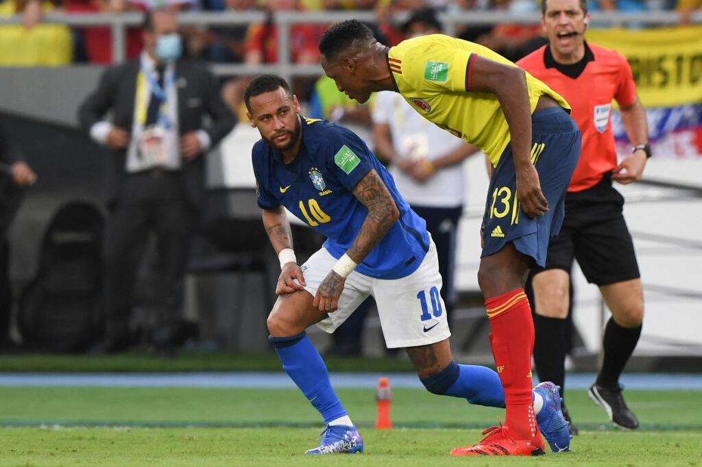 Po jednom zo súbojov sa Neymar dostal do slovnej výmeny s Minom.
