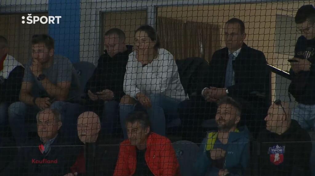Vlhová sledovala debakel Slovanu Nitre po boku kondičného trénera Šimona Klimčíka, ale aj agenta Šimona Nemca.