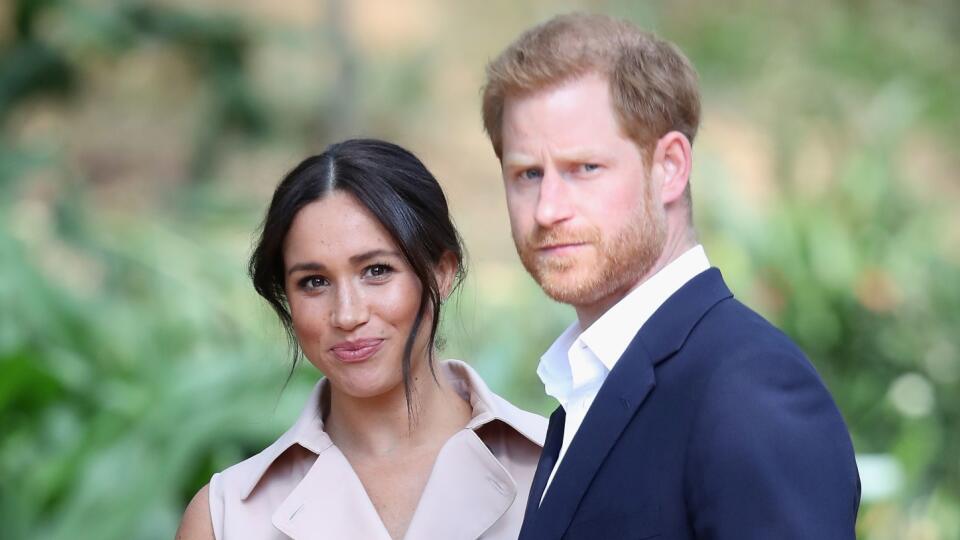 Na snímke je Meghan Markle a princ Harry.