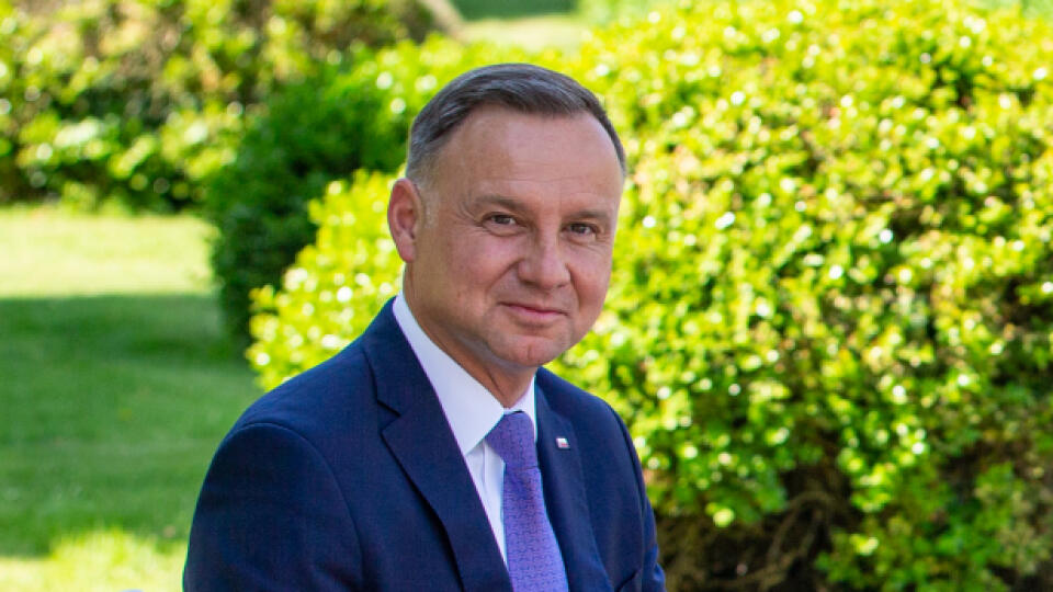 Na snímke je Zuzana Čaputová prezidentka Slovenskej republiky a Adrzej Duda prezident Poľskej republiky na oficiálnej návšteve Slovenska.
