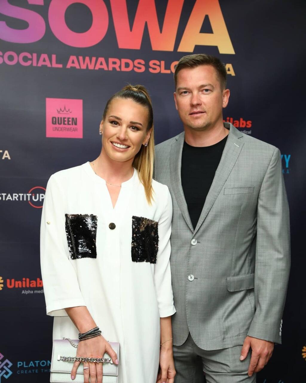 Paulina Fialková prišla na galavečer v spoločnosti priateľa Miloša.