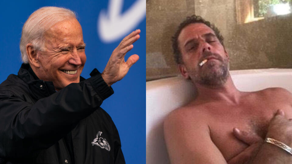 Prezidentský kandidát Joe Biden (vľavo) a jeho syn, čierna ovca rodiny Bidenovcov, Hunter Biden. Otec aj napriek škandálom vždy pri svojom synovi stál.