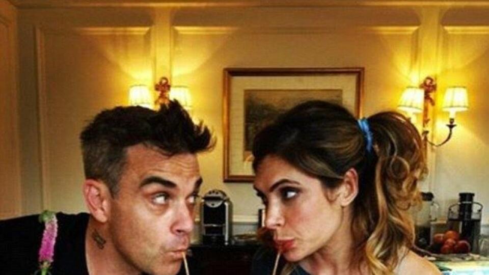 Robbie Williams a Ayda Field. 