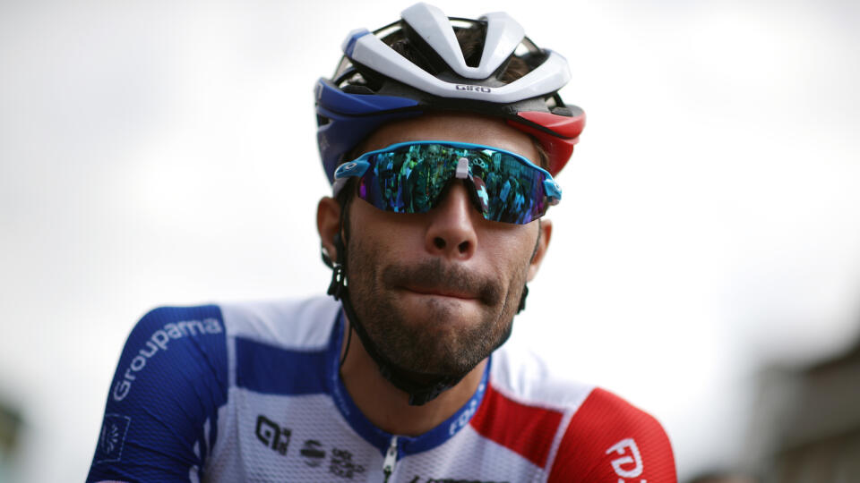 Na archívnej snímke francúzsky cyklista Thibaut Pinot.