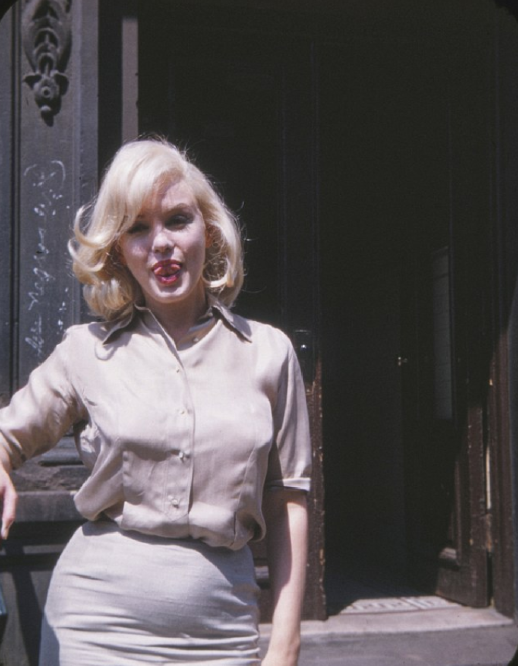 Marilyn bola údajne na fotografiách v rannom štádiu tehotenstva.