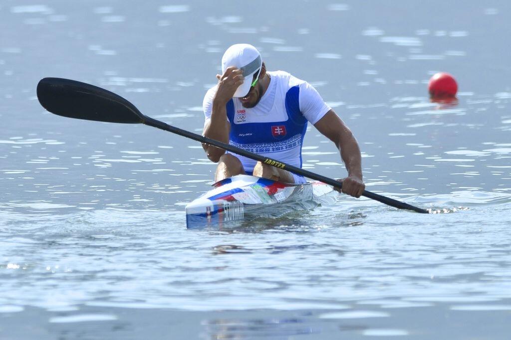 ARCHÍVNY ZÁBER
Na snímke slovenský rýchlostný kajakár Peter Gelle v cieli A finále na 1000 m na XXXI. letných olympijských hrách v brazílskom Riu de Janeiro, 16. augusta 2016. FOTO TASR - Michal Svítok