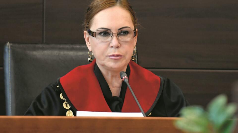 Na snímke predsedníčka Ústavného súdu SR Ivetta Macejková počas verejného zasadnutia pléna ÚS SR v Košiciach 9. januára 2019. FOTO TASR - František Iván
