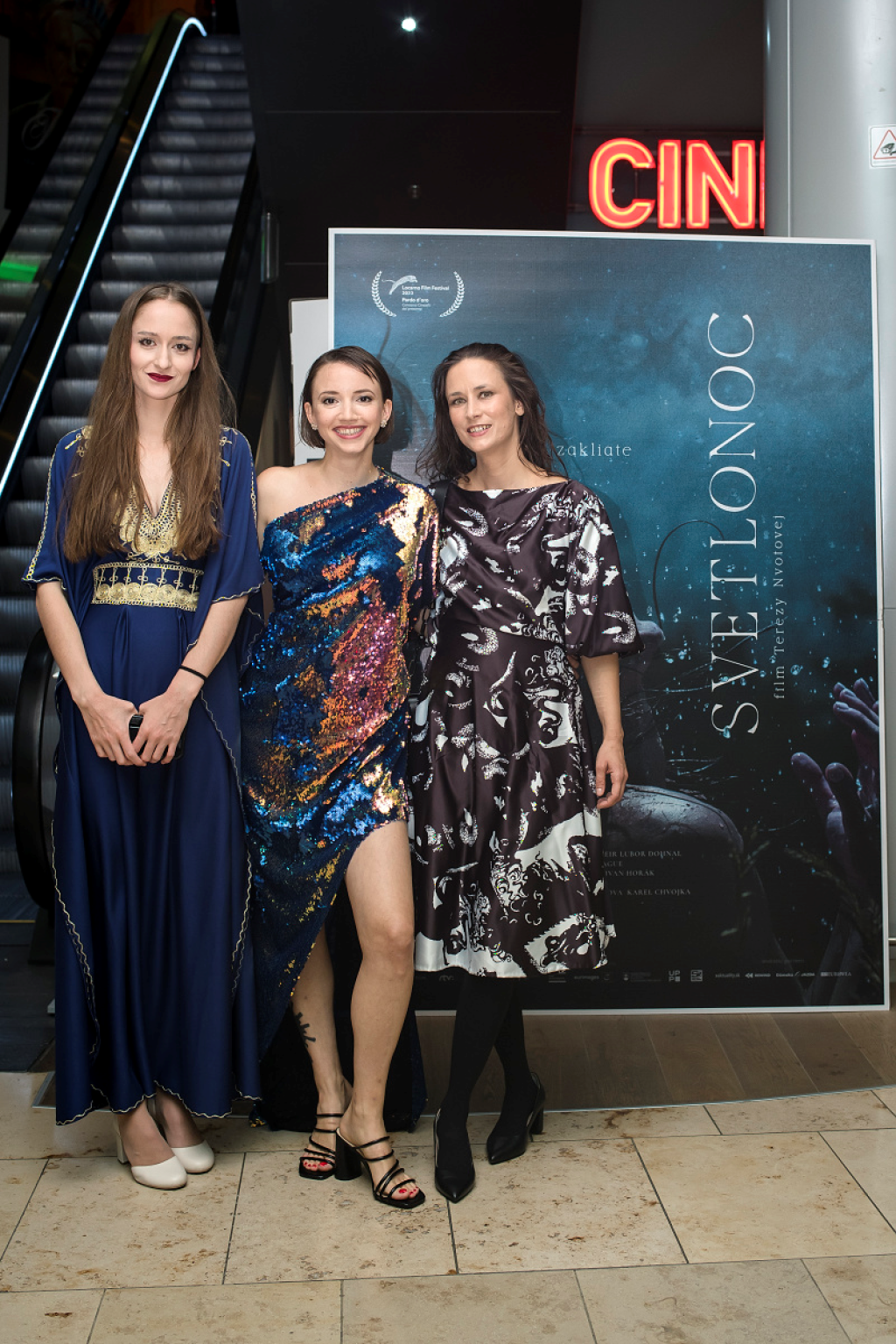 Eva Mores, Tereza Nvotová a Barbora Námerová, scenáristka filmu