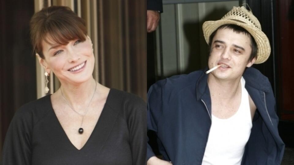 Carla Bruni a Pete Doherty