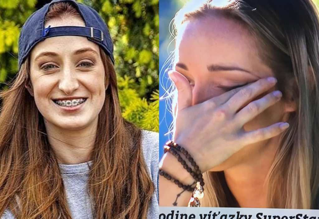 Barbora Piešová (vľavo) svojím videom rozplakala sestru Lenku v živom vysielaní Telerána.